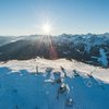 Transumanza in Alto Adige: un’importante tradizione Tramonto su area sciistica innevata nelle Alpi